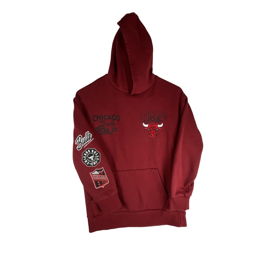 Chicago Bulls Sweatshirt Hoodie Boys 10 Red NBA Basketball Graphic Primark
